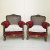 Sillones antiguos rejilla