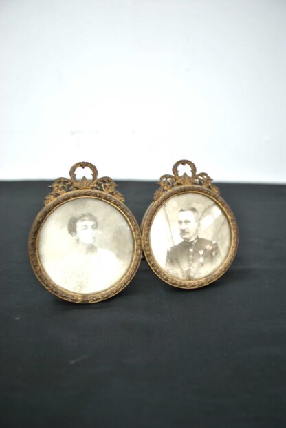 Portarretrato doble bronce - Imagen 2