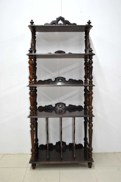 Estantería victoriana tallada - Imagen 2